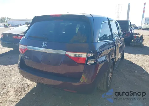 2011 Honda Odyssey Ex-L from USA, damaged, VIN 5FNRL5H67BB078963